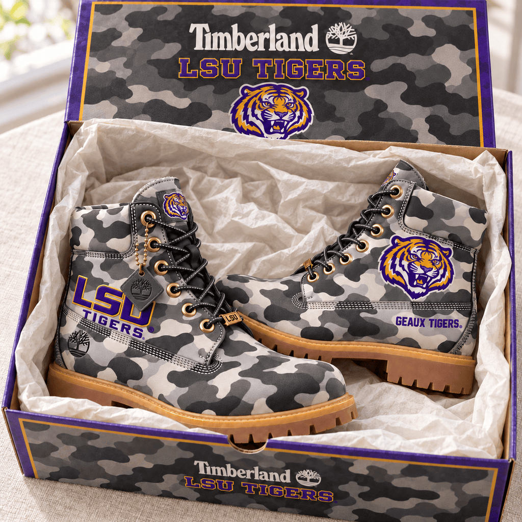 PREMIUM LSU HERITAGE CAMO BOOTS PTKL