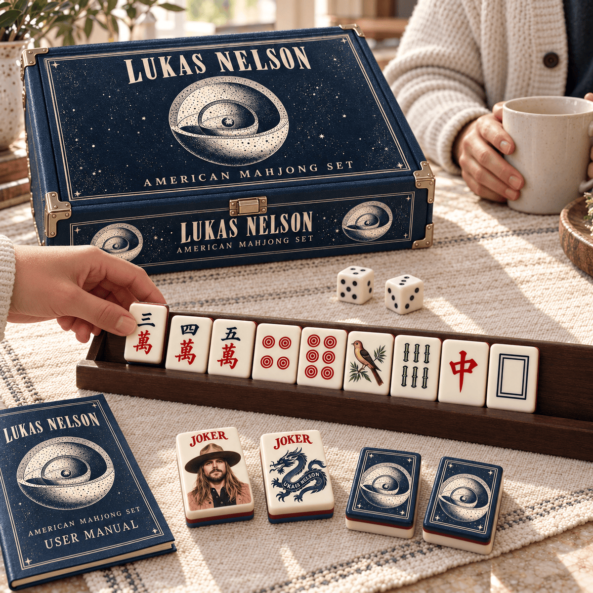 Premium LKNS Mahjong Tiles Set TTMH