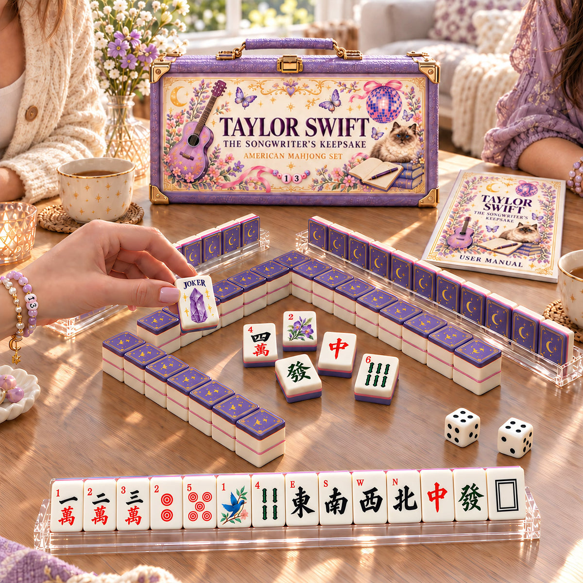 Premium TLSW Mahjong Tiles Set PVNA