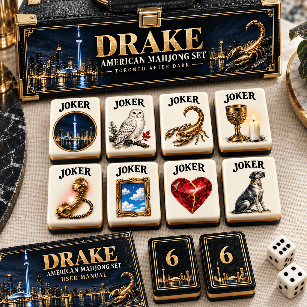Premium DRK Mahjong Tiles Set PVNA