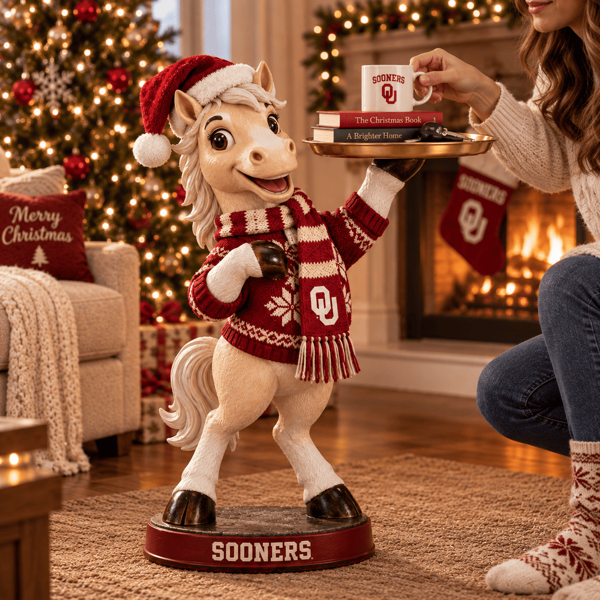 OSN Premium Christmas Character Tray Holder NTTB