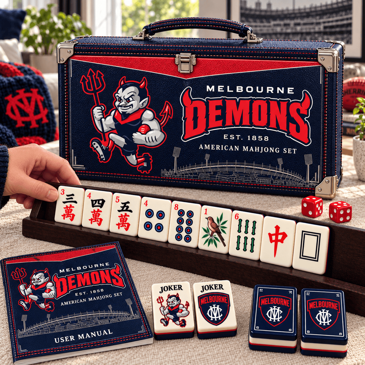 Premium MBD Mahjong Tiles Set PVNA