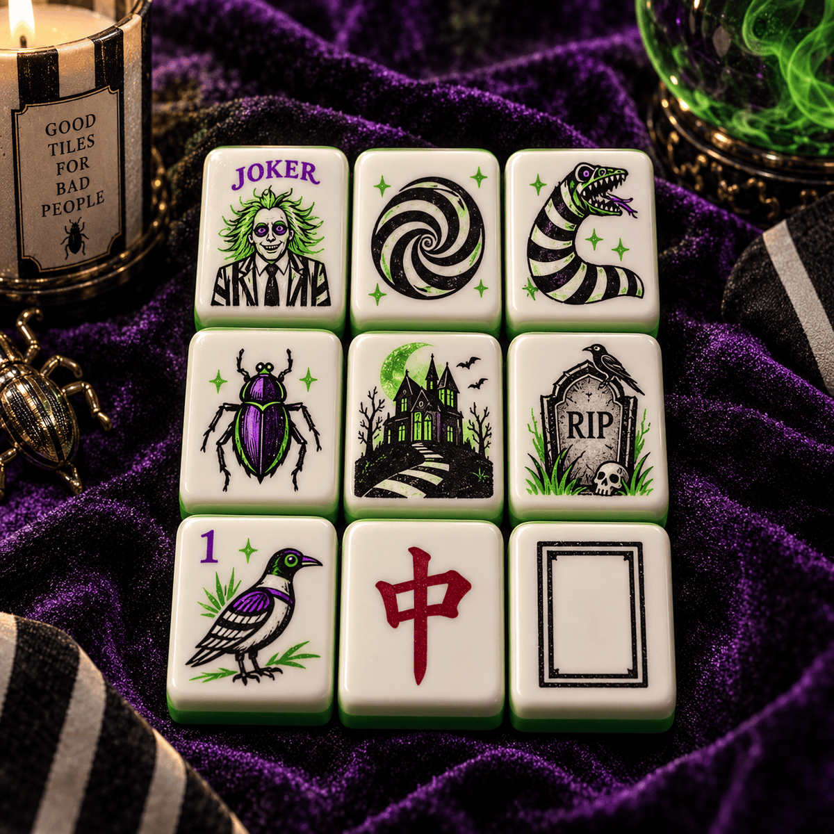 Premium BTJ Mahjong Tiles Set TNSM