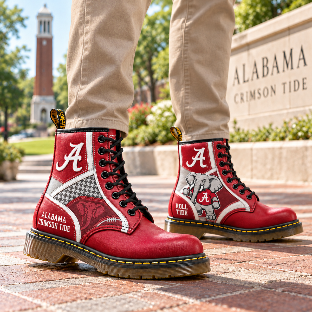 ACT Premium Leather Lace-Up Boots LNTH