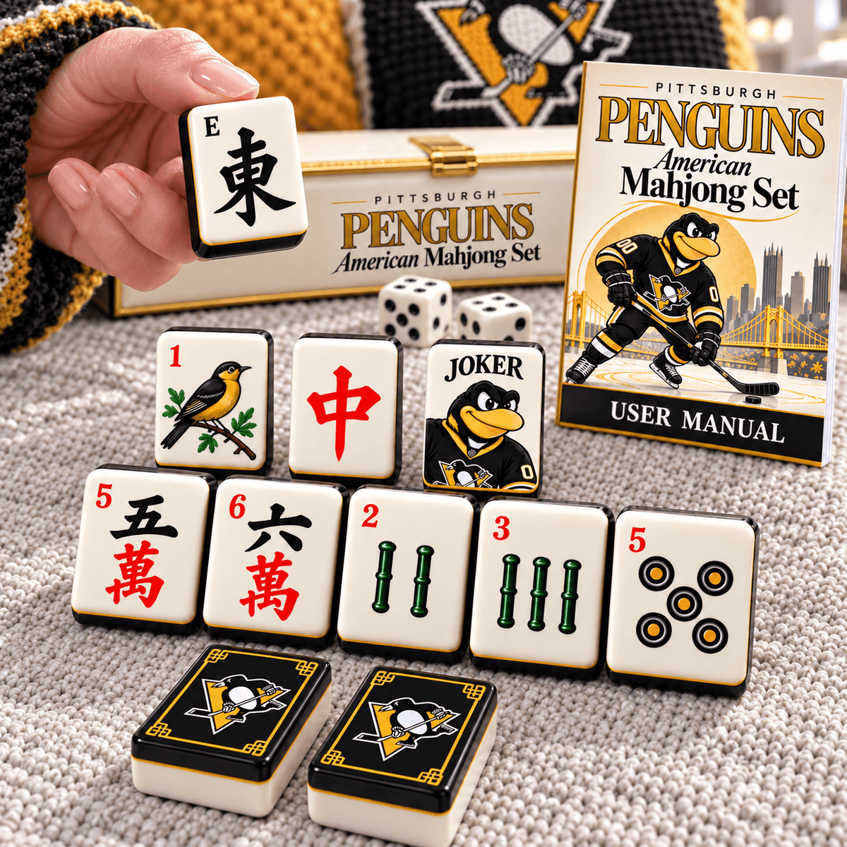 Premium PBP Mahjong Tiles Set TTMH